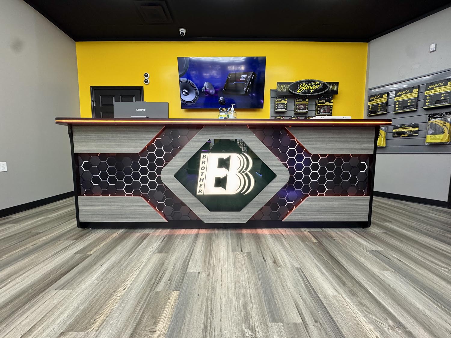 B Audio Sound Custom Audio San Antonio - inside look at the front desk
